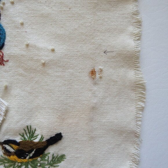 Little Drummer Boy Embroidered Crewel Completed Tapestry Not Framed - Picture 8 of 15